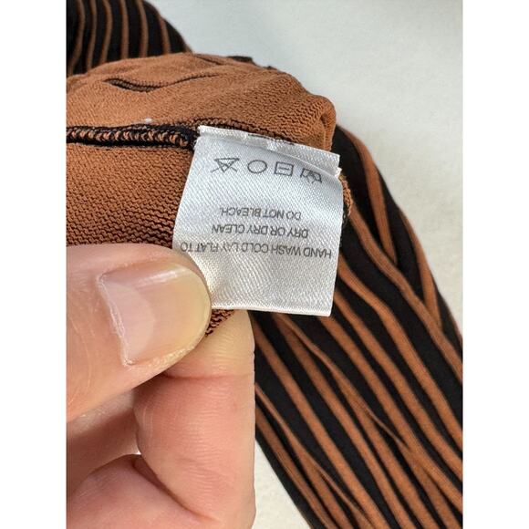 STAUD Selma Dress Brown Long Sleeve Stretchy Knit, Size M - Picture 13 of 13